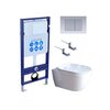 Aquatek SET Aquatek ПОЛАРИС-01-011 4в1 SET Aquatek ПОЛАРИС (рама Aquatek Standard INS-0000012+унитаз ПОЛАРИС AQ0700-01 с тонким сиденьем soft-close+ крепеж KKI-0000002 +панель KDI-0000011)