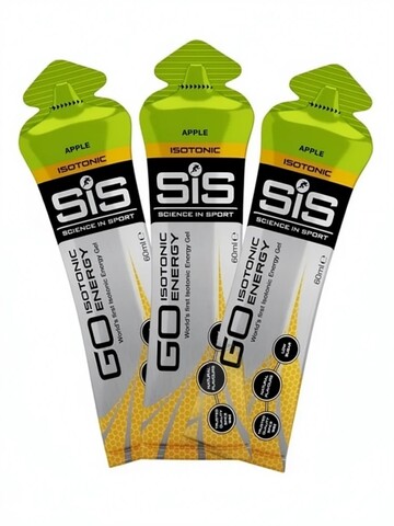 Набор углеводных гелей SIS Go Isotonic Gel яблоко