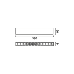Светильник Neso Point 12 3000K 34° черный CASAMBI