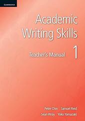 Academic Writing Skills 1 Teacher's Manual !! КНИГА ДЛЯ УЧИТЕЛЯ !!