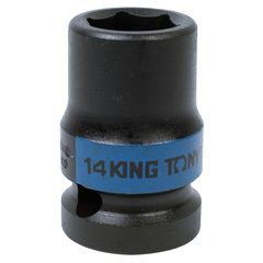 KING TONY (453514M) Головка торцевая ударная шестигранная 1/2", 14 мм