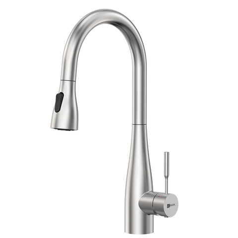 Lemark Expert LM5084S Смеситель для кухни с вытяжным изливом, сталь