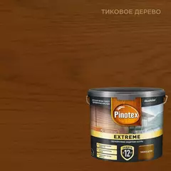 Пропитка декоративная для защиты древесины Pinotex Extreme тик полуматовая 2,5 л