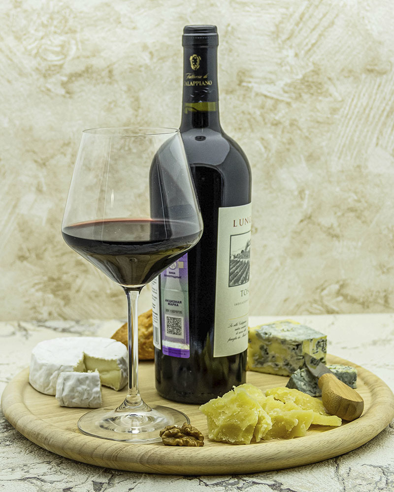 Вино Fattoria di Calappiano Лунгарно Красное Сухое 2017 г.у. 14,5% 0,75 л, Италия