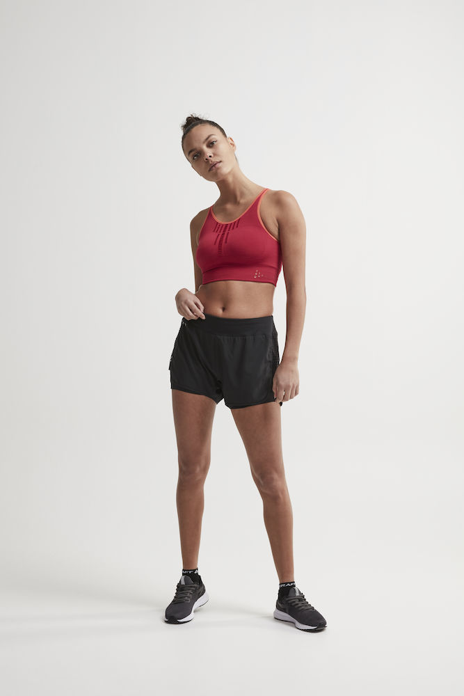 Craft Fuseknit Low Impact спортивный топ женский красный - 5