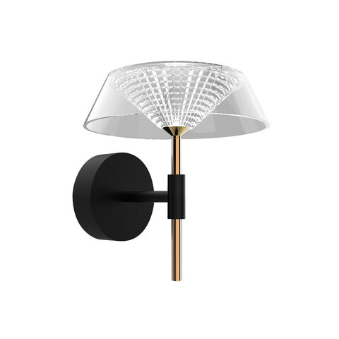 Фото: Настенный светильник MB21001018-1A black/gold - основной вид
