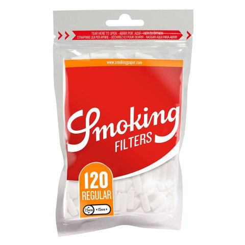 Фильтры для самокруток Smoking Регуляр 120шт.