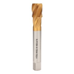 Метчик М18х2,5 (Машинный, винт.) DIN376 HSSE-TiN 6h C/2-3P R45 125мм a=11 H-Tools 513X01-D2-0180