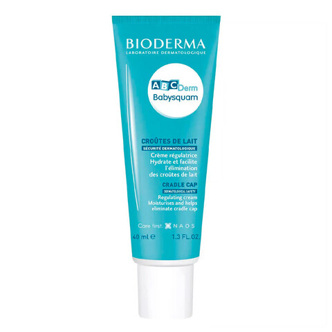 Крем для детей от молочных корочек ABCDerm Babysquam, 40мл