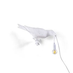 Настенный светильник Bird Lamp White Looking Right