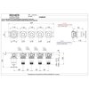 Remer Chrono CH98D4PCFP Смеситель для душа, цвет: черный хром брашированный