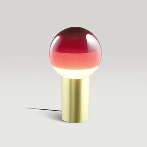 Фото: Настольный светильник Dipping Light Burgundy-матовая латунь - основной вид