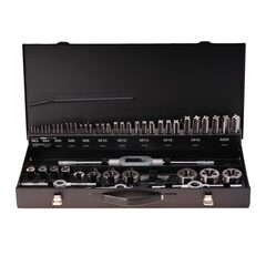 Набор метчиков и плашек M3-M20 54пр HSS-G Terrax by Ruko A245040