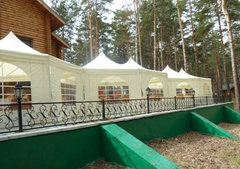 Садовый тент шатер Green Glade 1052 (8 граней) Комплект из 2 коробок.