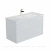 Aquanet 365917 Тумба с раковиной Nova Lite 2.0 110 2 ящ. цв. белый глянец (365917)