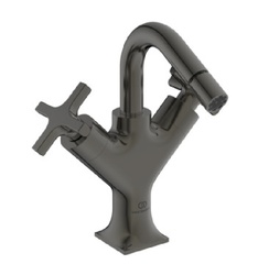 Ideal Standard Joy Neo BD157A5 Двурукоятковый смеситель для биде под 1 отверстие, с донным клапаном, 5 л/мин Magnetic Grey / Магнит фото