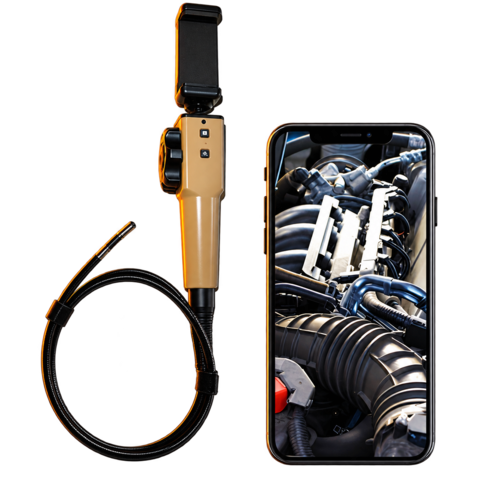 Видеоэндоскоп THINKCAR TES-303 (HD, d6.2, 2х поворот. мех., Led, Android, OTG)