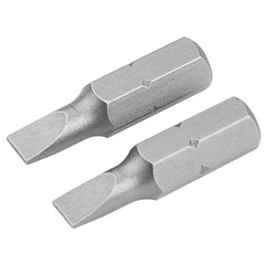 TOLSEN (TT20203) Набор вставок (бит) торцевых 1/4", Slotted, 4,5х0,6 мм, 25 мм, 2 предмета