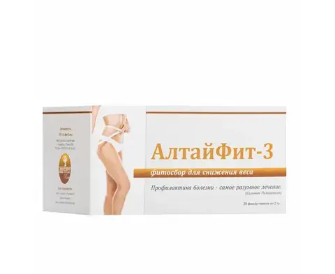 Фитосбор АлтайФит-3, 20 фильтр-пакетов по 2 гр., Алфит Плюс