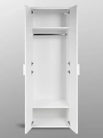 Шкаф распашной с 2 дверьми, штангой и полкой ПИКСИ, 60x57x180, мечтательный розовый