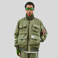 Бомбер Alpha Industries Multi Pocket Bomber Jacket OG-107 (Зеленый)