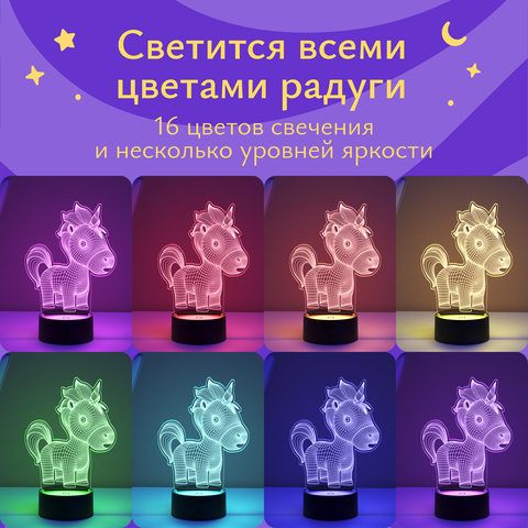 Ночник Малыш единорог