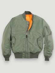 Куртка Бомбер - MA-1 Flight Jacket (олива - s.green)