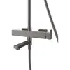 Cezares SLIDER-CVD-GM Душевая стойка со смесителем и изливом, оружейная сталь