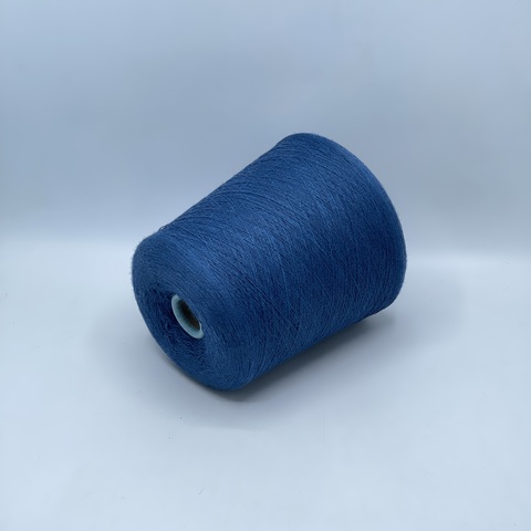 Zegna Baruffa, Cashwool, 2/48 2400м, 100%меринос,Синий меланж(606/17/705), 42012