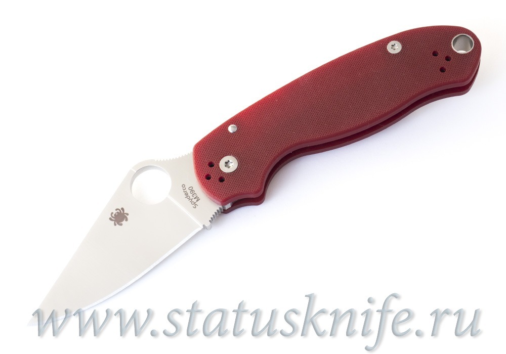 Нож Spyderco Paramilitary 3 C223GPRD M390 Red