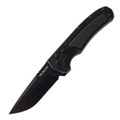 Фото Складной автоматический нож RAVEN Black, сталь D2