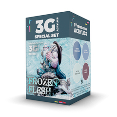 Набор красок AK interactive Frozen Flesh Wargame Color Set