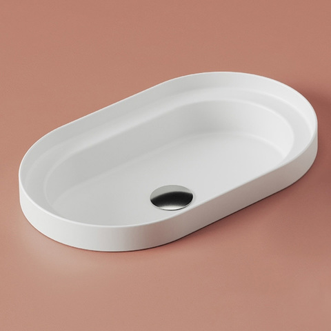 ArtCeram Fuori Scala TFL033 01 00 Раковина встраиваемая, 58.3x36.3, цвет: белый
