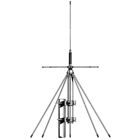 Базовая шестидиапазонная вертикальная антенна VHF / UHF / SHF / GSM диапазонов SIRIO SD 2000 N