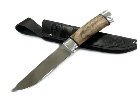 Нож Тифлис Н14, сталь ЭИ-107, дюраль, орех