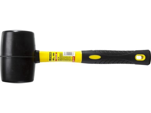 STAYER 900 г, чёрная, резиновая киянка, Professional (2054-90)