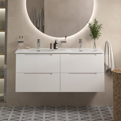 BelBagno Etna ETNA-1200-4C-SO-2-BL Тумба под раковину подвесная, 120x46.2, цвет: белый