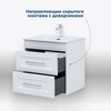 Aquanet 345364 Тумба с раковиной Бостон new 60 (Flat) цв.белый сатин (345364)