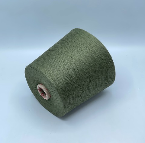 Бобинная пряжа,Cotton, 2540м. 100%Хлопок, Хаки(784), 39269