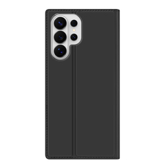 Чехол книжка черного цвета для смартфона Samsung Galaxy S26 Ultra, серия Skin Pro Series от Dux Ducis