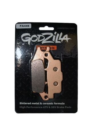 Godzilla Moto FA446 LL Колодки тормозные Godzilla Long Life для Yamaha Grizzly Задние правые. (3B4-W