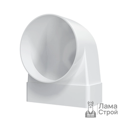 Переходник СККП Ø100 мм 90° 60 × 120 пластик ERA