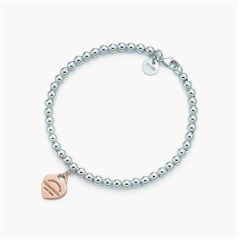 Браслет из серебра с сердечком из Rubedo, Tiffany 💠 Exclusive - В наличии