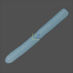 Форелевая силиконовая приманка COOL PLACE BUK FLOATING STRETCH цвет СВЕТОНАКОПИТЕЛЬНЫЙ голубое свечение (плавающая/тянущаяся) 65 мм/ 7 шт в банке продажа от 2шт