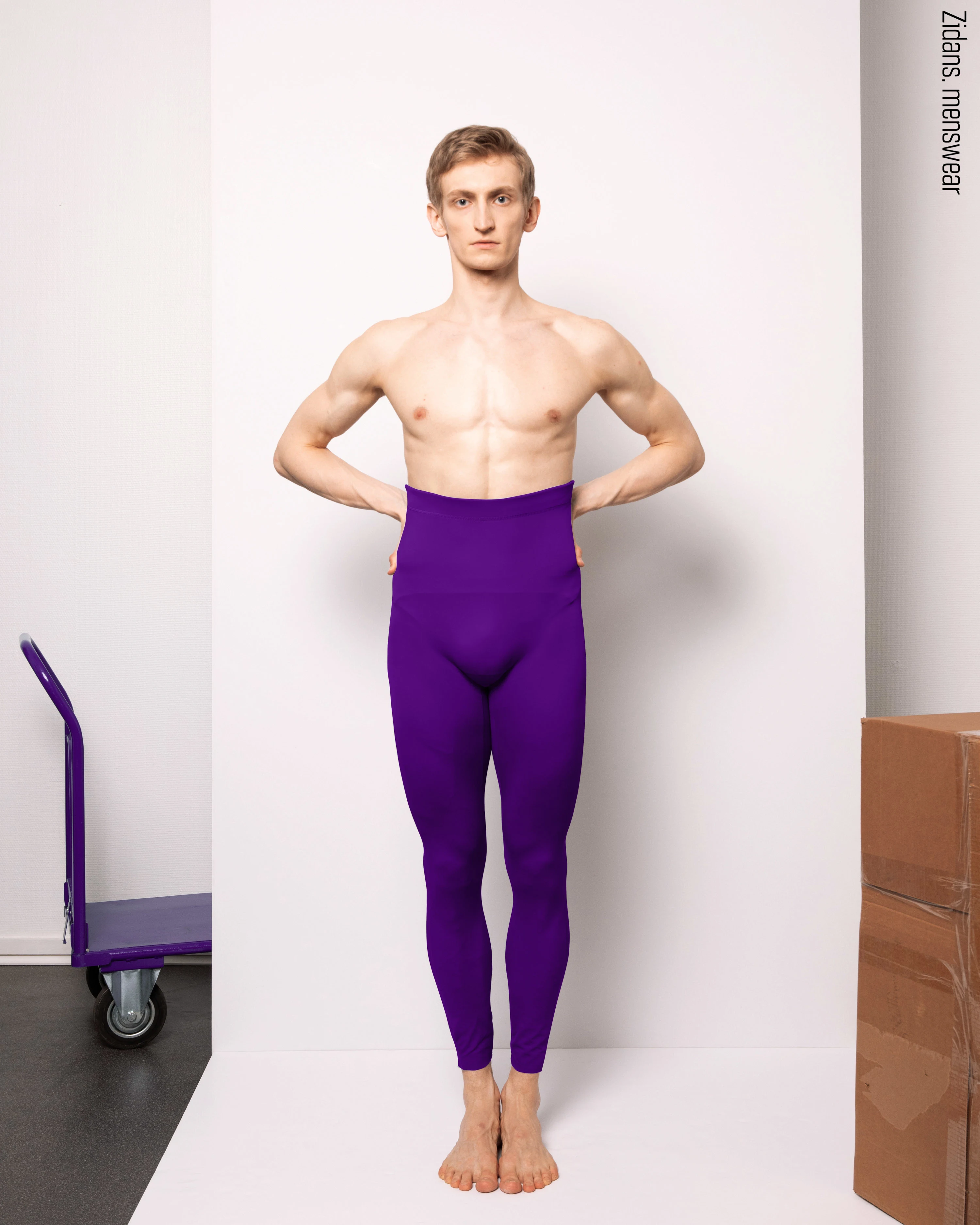 High waisted leggings | violet