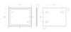 BelBagno Kraft SPC-KRAFT-600-800-SENS-NERO Зеркало со встроенным светильником и сенсорным выключателем, цвет: чёрный