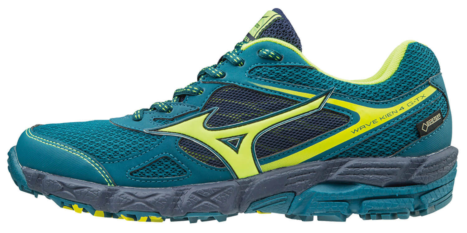 Беговые кроссовки женские Mizuno Wave Kien 4 GoreTex бирюзовые - 3