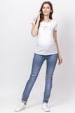 Джинсы для беременных (SLIM) 09333 синий