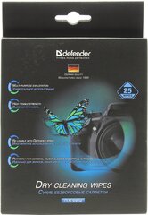 Defender <CLN30604> Сухие безворсовые салфетки (25шт)