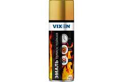 Эмаль термостойкая Vixen золото (520мл) аэрозоль